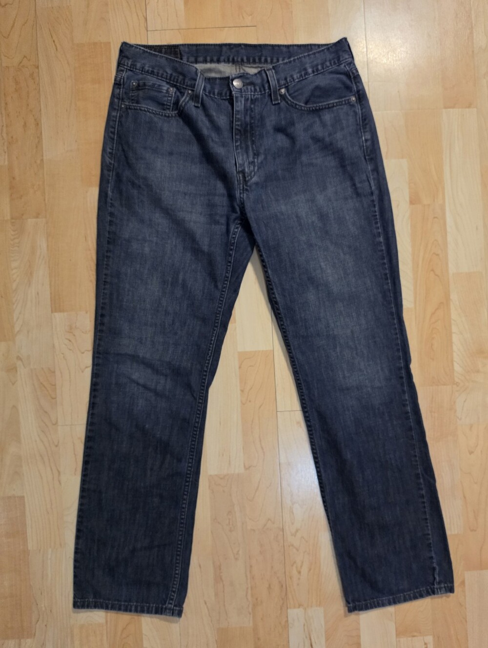 Levi's Strauss & Co. 514 Men's Straight Blue Denim Jeans 33 x 32 Pre-owned